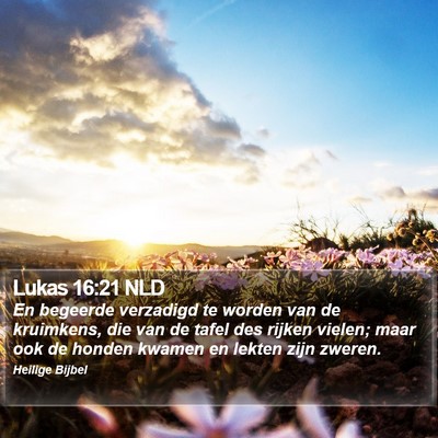 Lukas 16:21 NLD Bible Verse Image