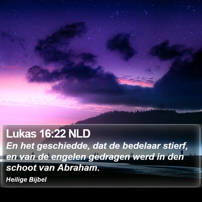 Lukas 16:22 NLD Bible Verse Image