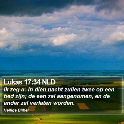 Lukas 17:34 NLD Bible Verse Image