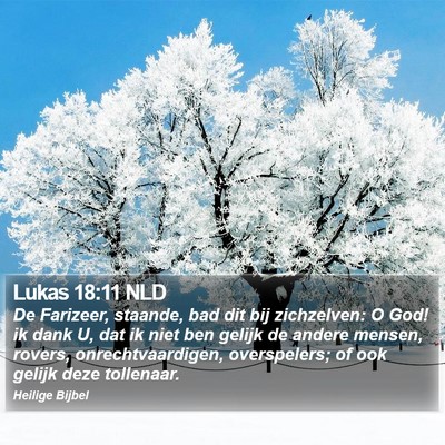 Lukas 18:11 NLD Bible Verse Image