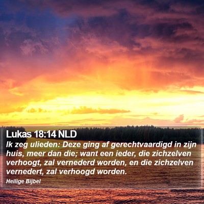 Lukas 18:14 NLD Bible Verse Image