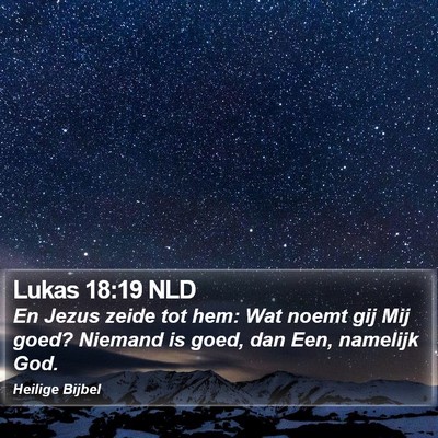 Lukas 18:19 NLD Bible Verse Image