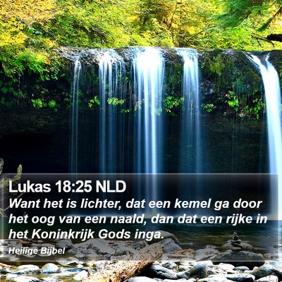Lukas 18:25 NLD Bible Verse Image