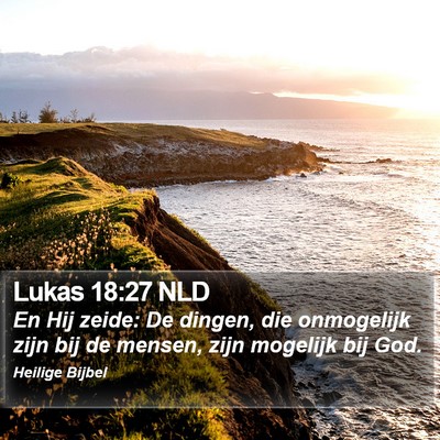 Lukas 18:27 NLD Bible Verse Image