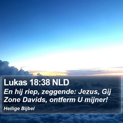 Lukas 18:38 NLD Bible Verse Image