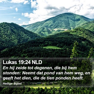 Lukas 19:24 NLD Bible Verse Image