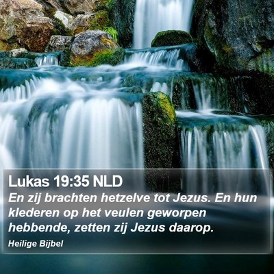 Lukas 19:35 NLD Bible Verse Image