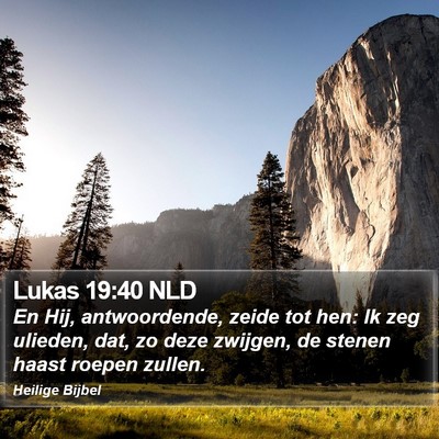 Lukas 19:40 NLD Bible Verse Image