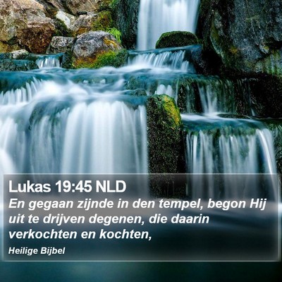 Lukas 19:45 NLD Bible Verse Image