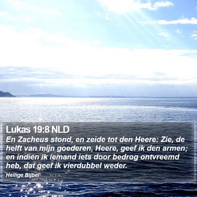 Lukas 19:8 NLD Bible Verse Image