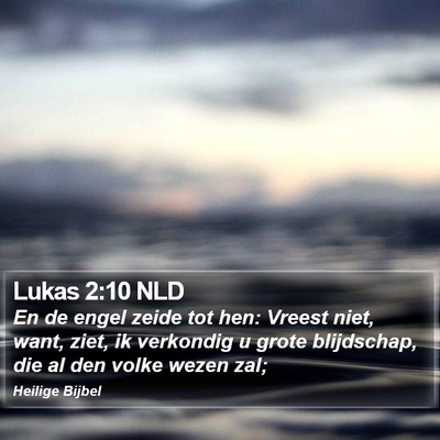 Lukas 2:10 NLD Bible Verse Image