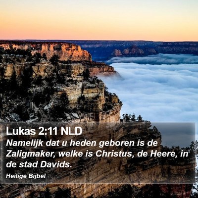 Lukas 2:11 NLD Bible Verse Image