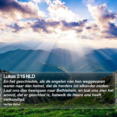 Lukas 2:15 NLD Bible Verse Image