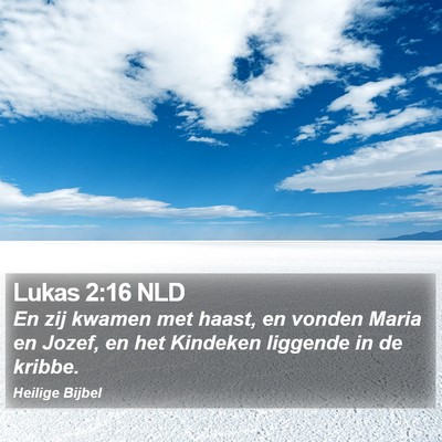 Lukas 2:16 NLD Bible Verse Image