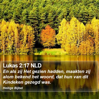 Lukas 2:17 NLD Bible Verse Image