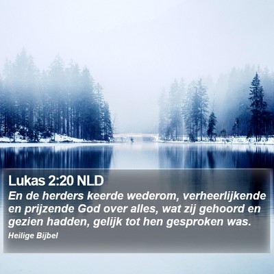 Lukas 2:20 NLD Bible Verse Image