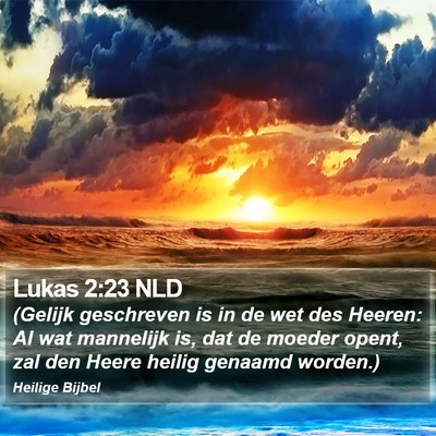 Lukas 2:23 NLD Bible Verse Image