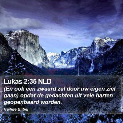 Lukas 2:35 NLD Bible Verse Image