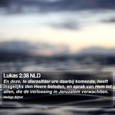 Lukas 2:38 NLD Bible Verse Image