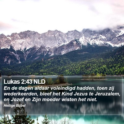 Lukas 2:43 NLD Bible Verse Image