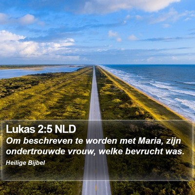 Lukas 2:5 NLD Bible Verse Image