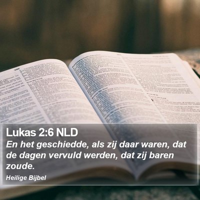Lukas 2:6 NLD Bible Verse Image
