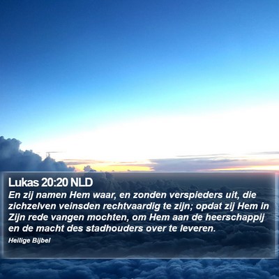 Lukas 20:20 NLD Bible Verse Image
