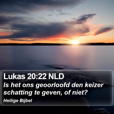 Lukas 20:22 NLD Bible Verse Image