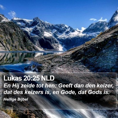 Lukas 20:25 NLD Bible Verse Image