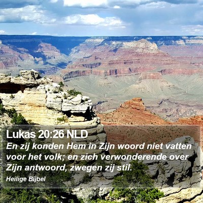 Lukas 20:26 NLD Bible Verse Image