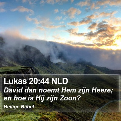 Lukas 20:44 NLD Bible Verse Image