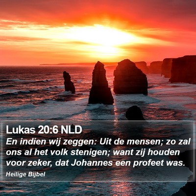 Lukas 20:6 NLD Bible Verse Image