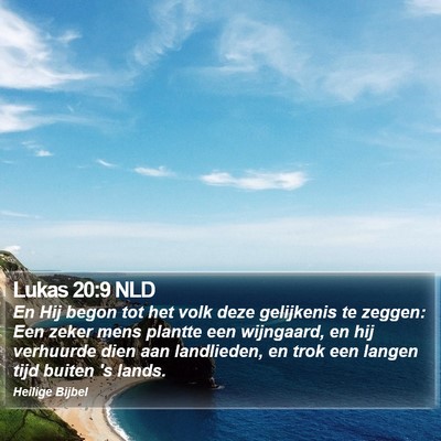 Lukas 20:9 NLD Bible Verse Image