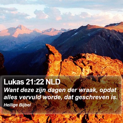Lukas 21:22 NLD Bible Verse Image