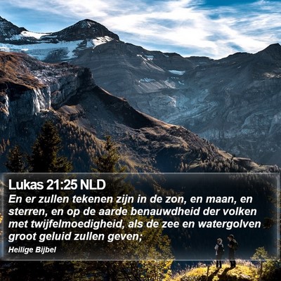 Lukas 21:25 NLD Bible Verse Image