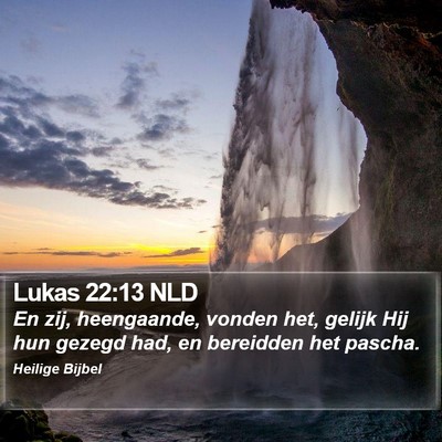 Lukas 22:13 NLD Bible Verse Image