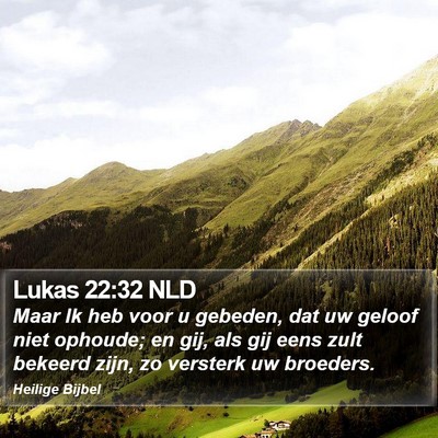 Lukas 22:32 NLD Bible Verse Image