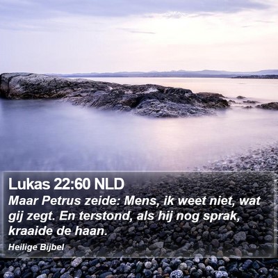 Lukas 22:60 NLD Bible Verse Image