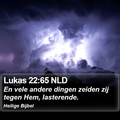 Lukas 22:65 NLD Bible Verse Image