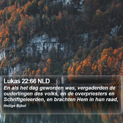 Lukas 22:66 NLD Bible Verse Image