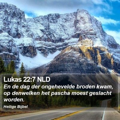 Lukas 22:7 NLD Bible Verse Image