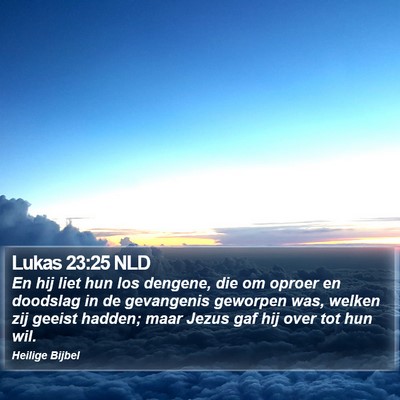 Lukas 23:25 NLD Bible Verse Image
