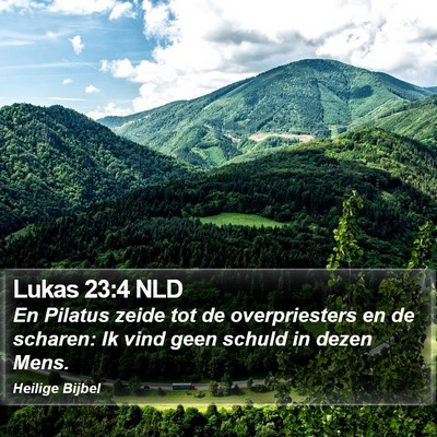Lukas 23:4 NLD Bible Verse Image