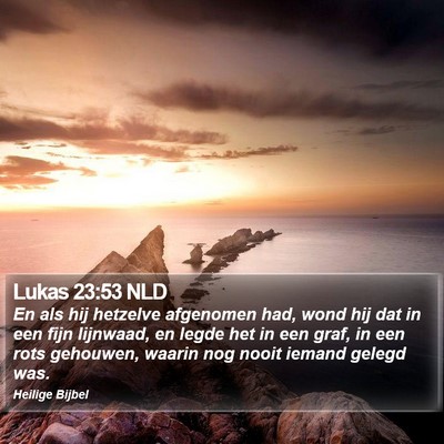 Lukas 23:53 NLD Bible Verse Image