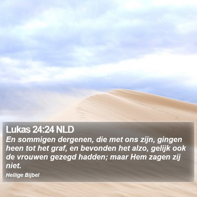 Lukas 24:24 NLD Bible Verse Image