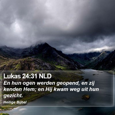 Lukas 24:31 NLD Bible Verse Image