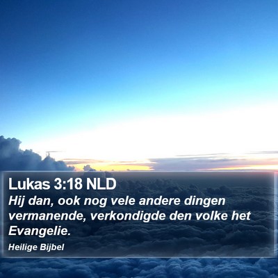 Lukas 3:18 NLD Bible Verse Image