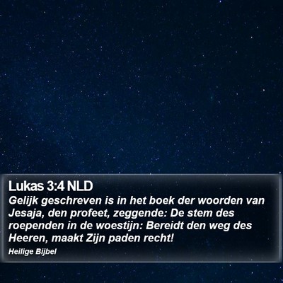 Lukas 3:4 NLD Bible Verse Image