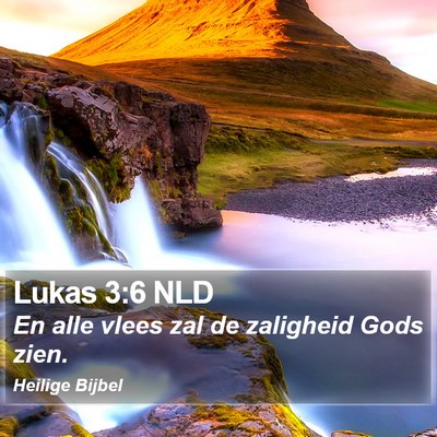 Lukas 3:6 NLD Bible Verse Image