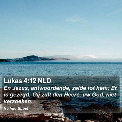 Lukas 4:12 NLD Bible Verse Image
